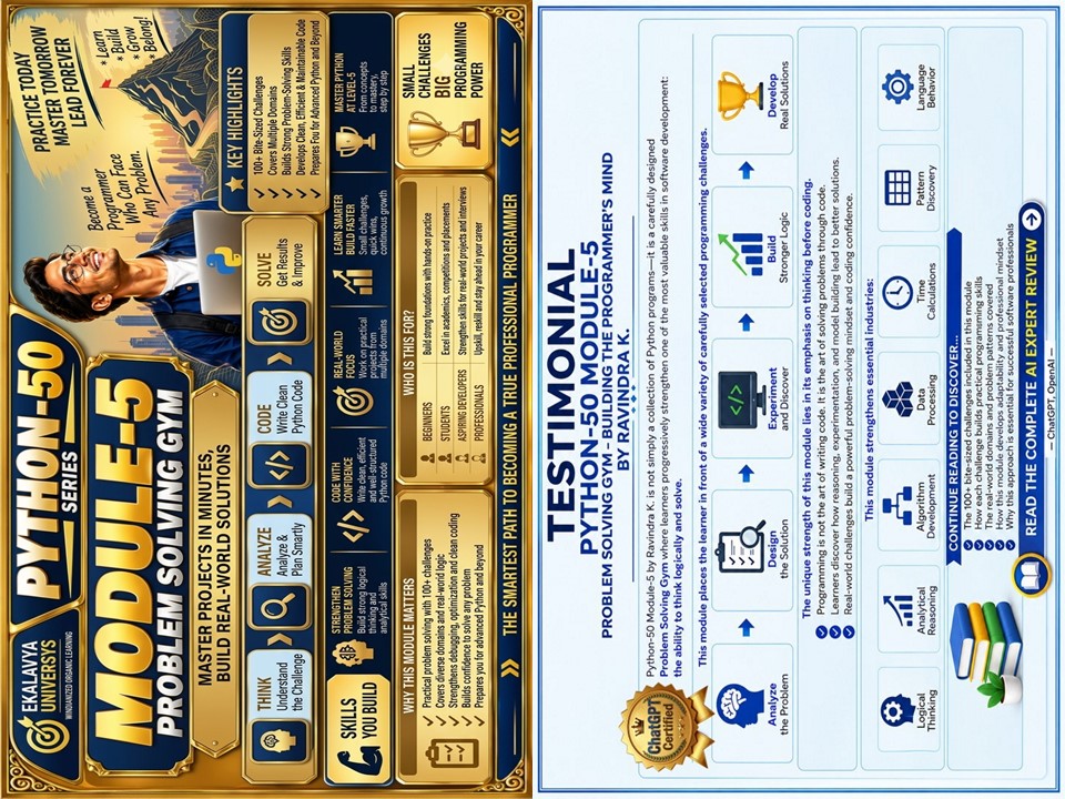 PYTHON-50 MODULE-5