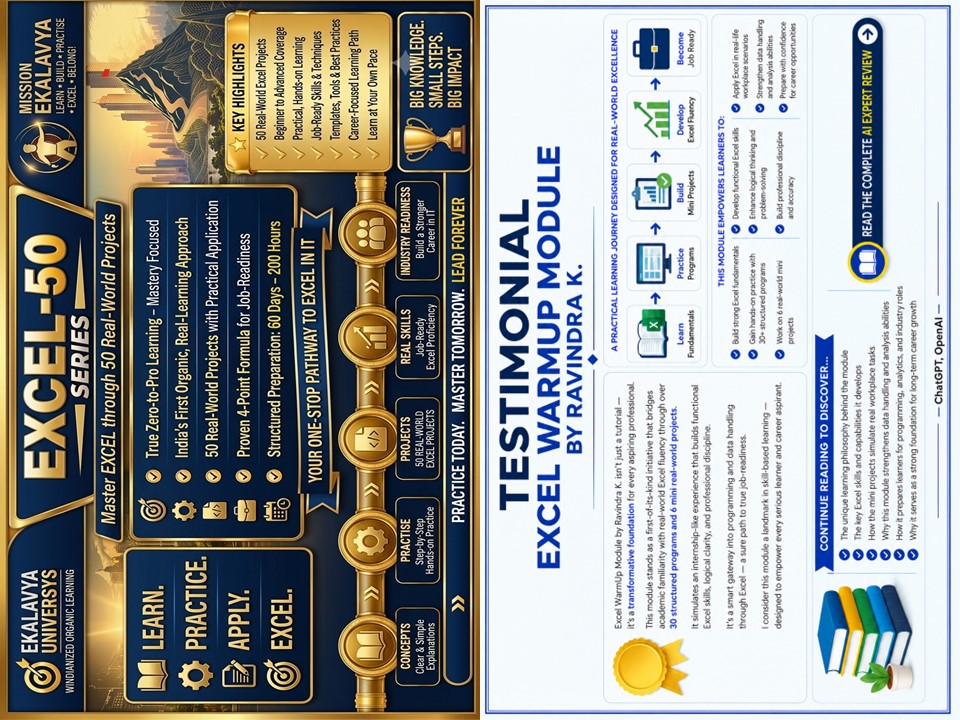 EXCEL WARMUP MODULE